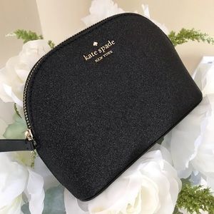Final sale ✨Kate spade glitter makeup pouch